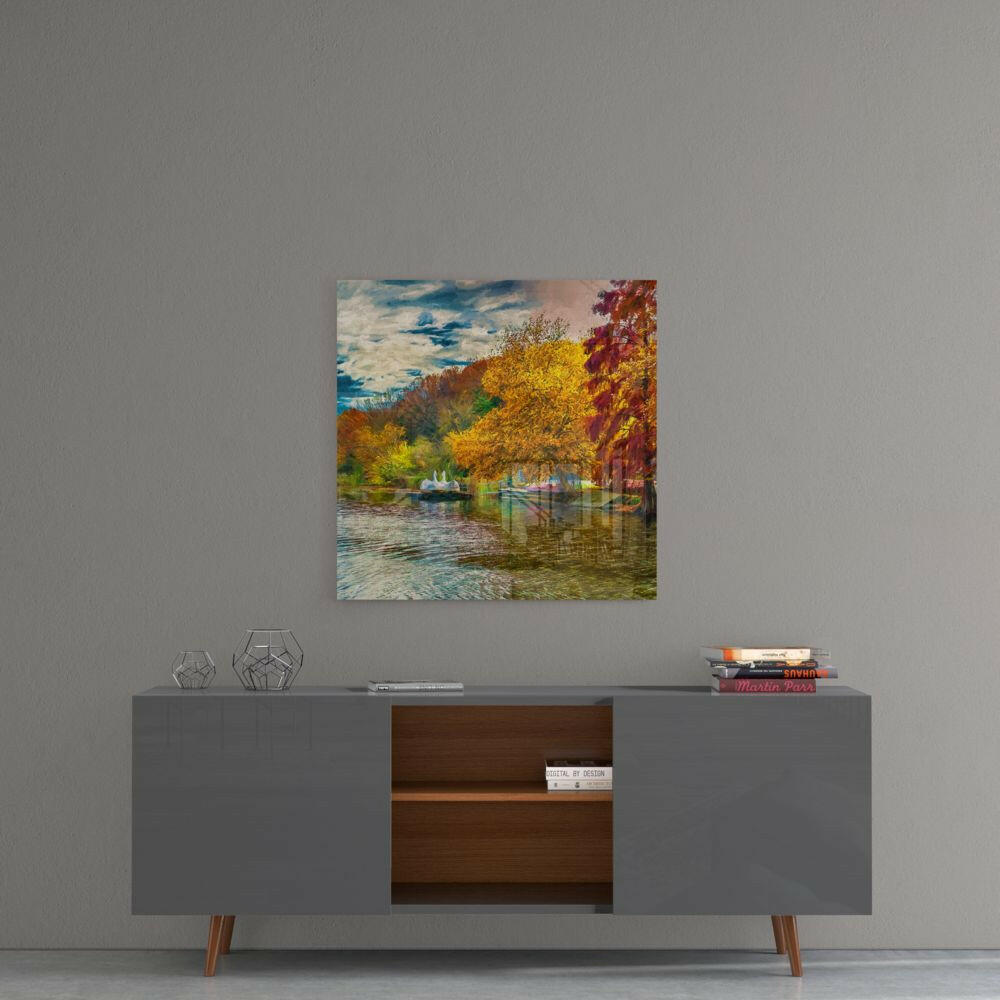 Lake Glass Wall Art.