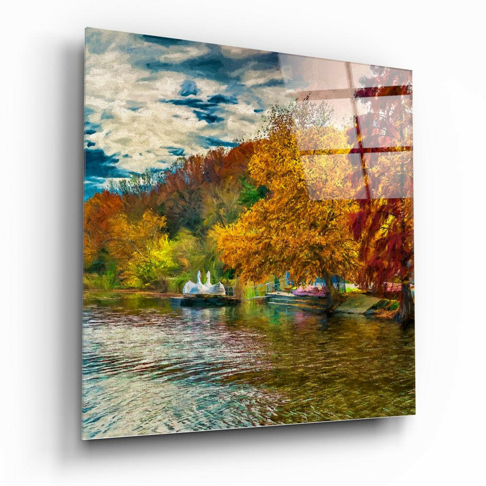 Lake Glass Wall Art.