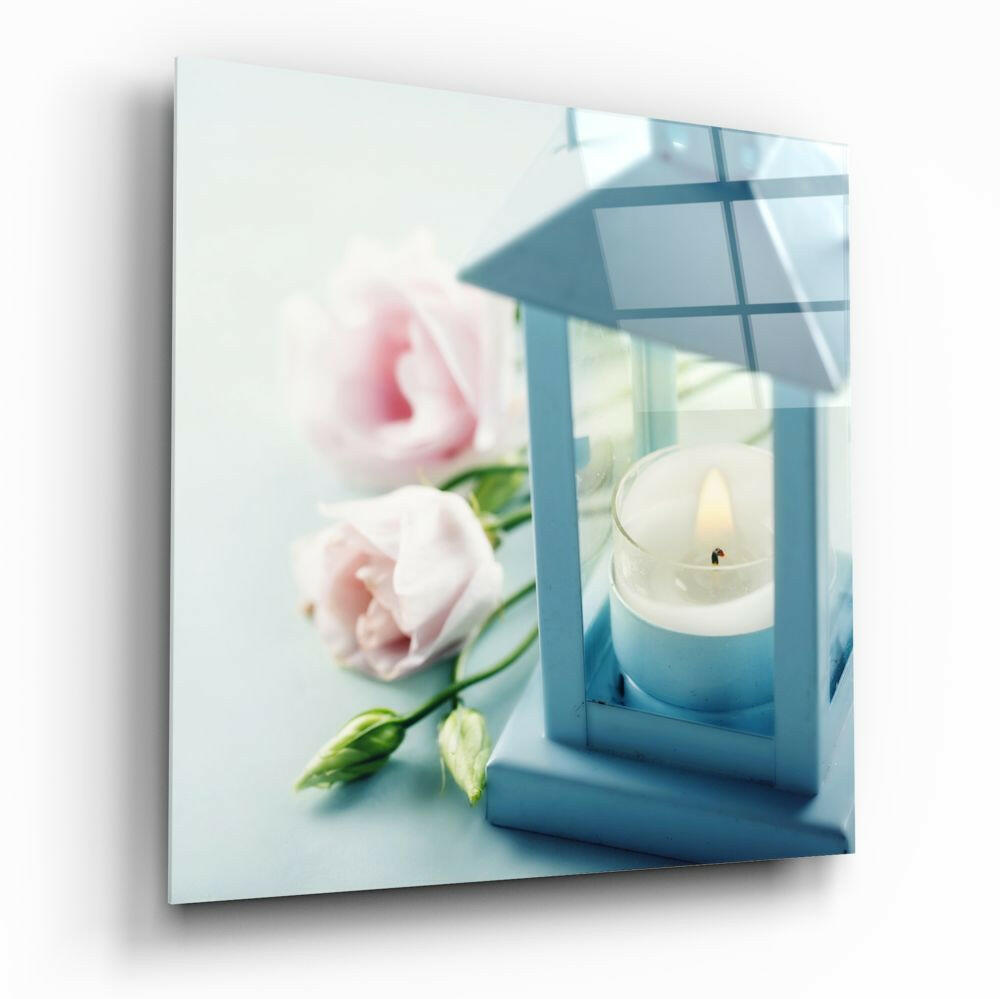 Candle Glass Wall Art.