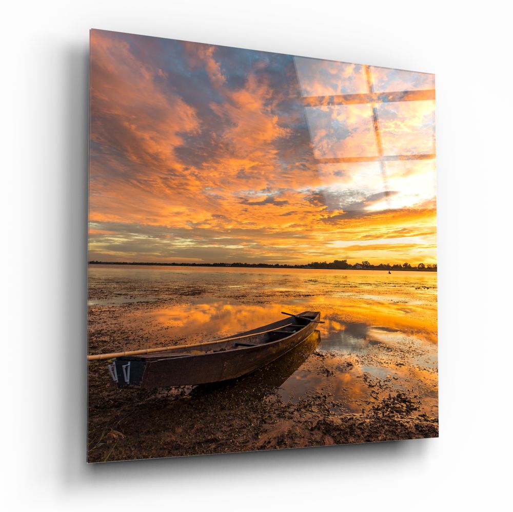 Sunset Glass Wall Art.