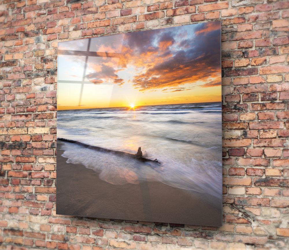 Sunset Glass Wall Art.