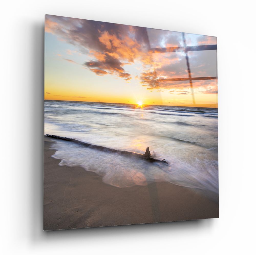 Sunset Glass Wall Art.