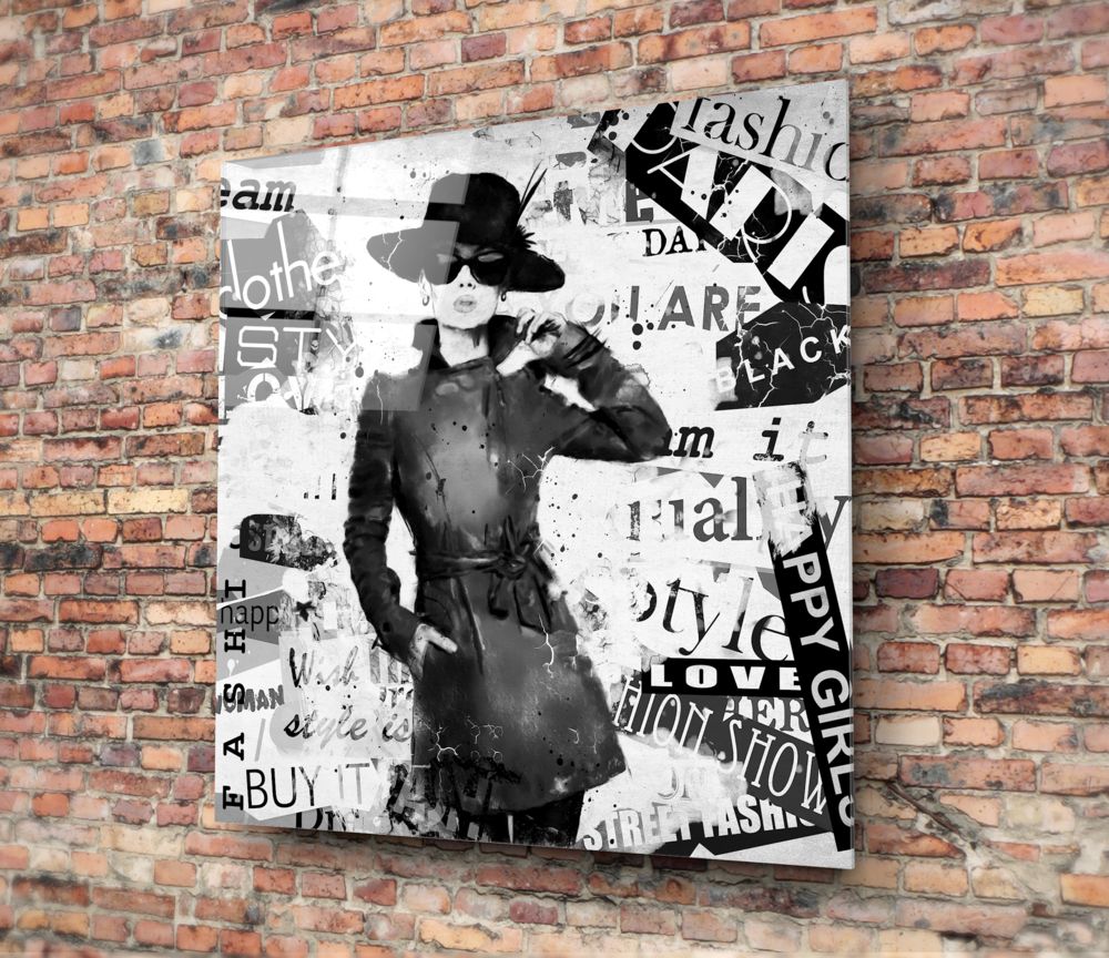 Fashion Glass Wall Art.
