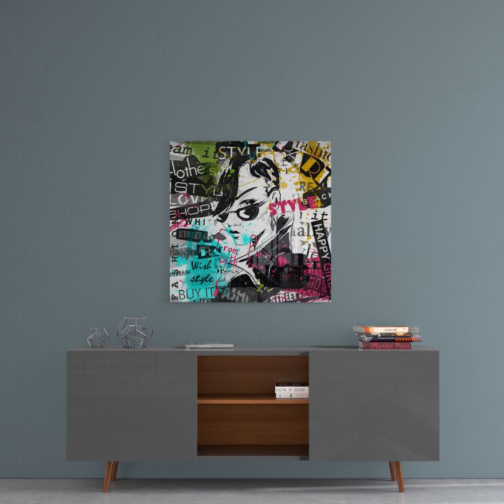 Fashion Glass Wall Art.
