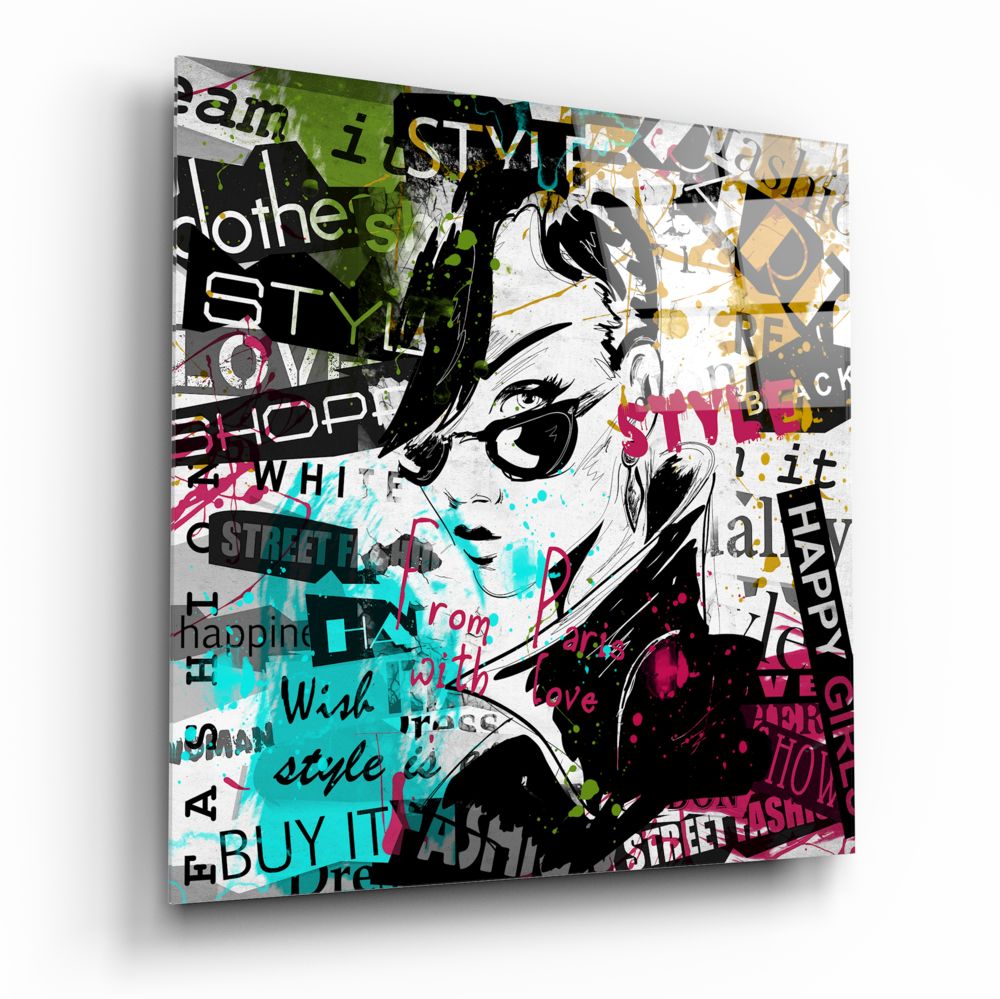 Fashion Glass Wall Art.