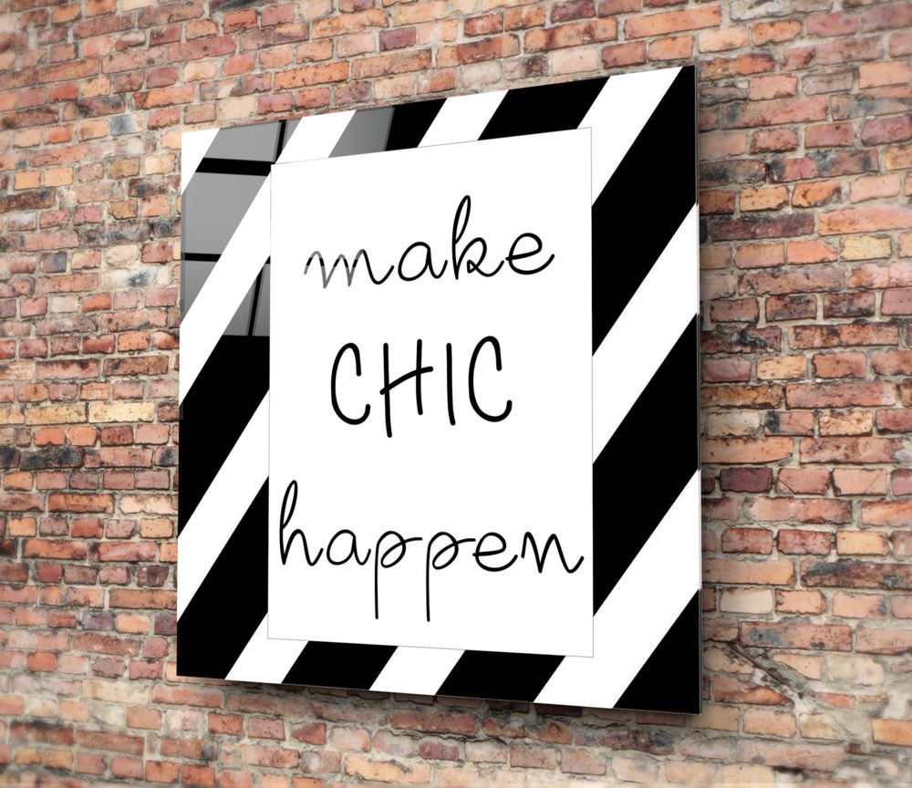 Chic Glass Wall Art.