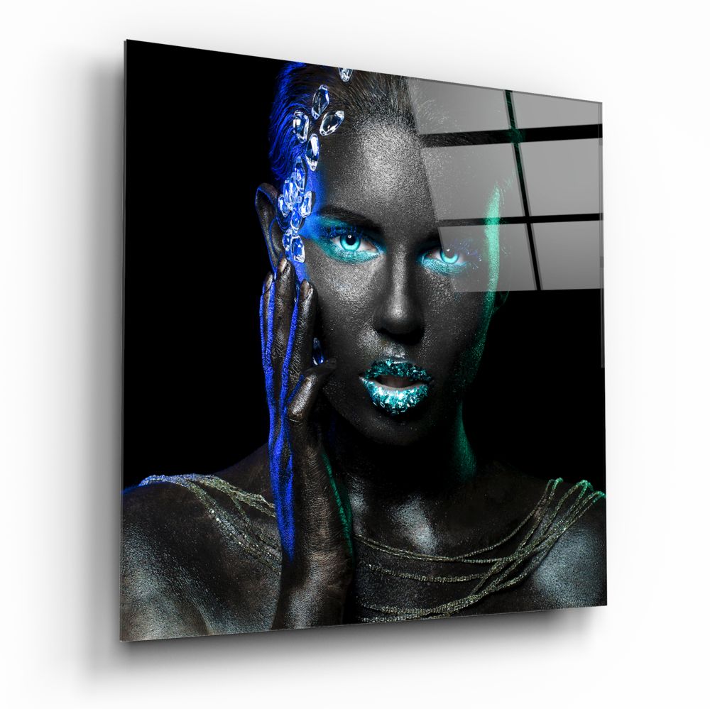 Woman Glass Wall Art.