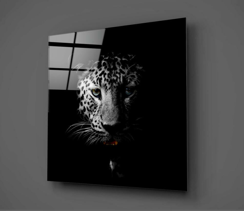 Leopard Glass Wall Art.