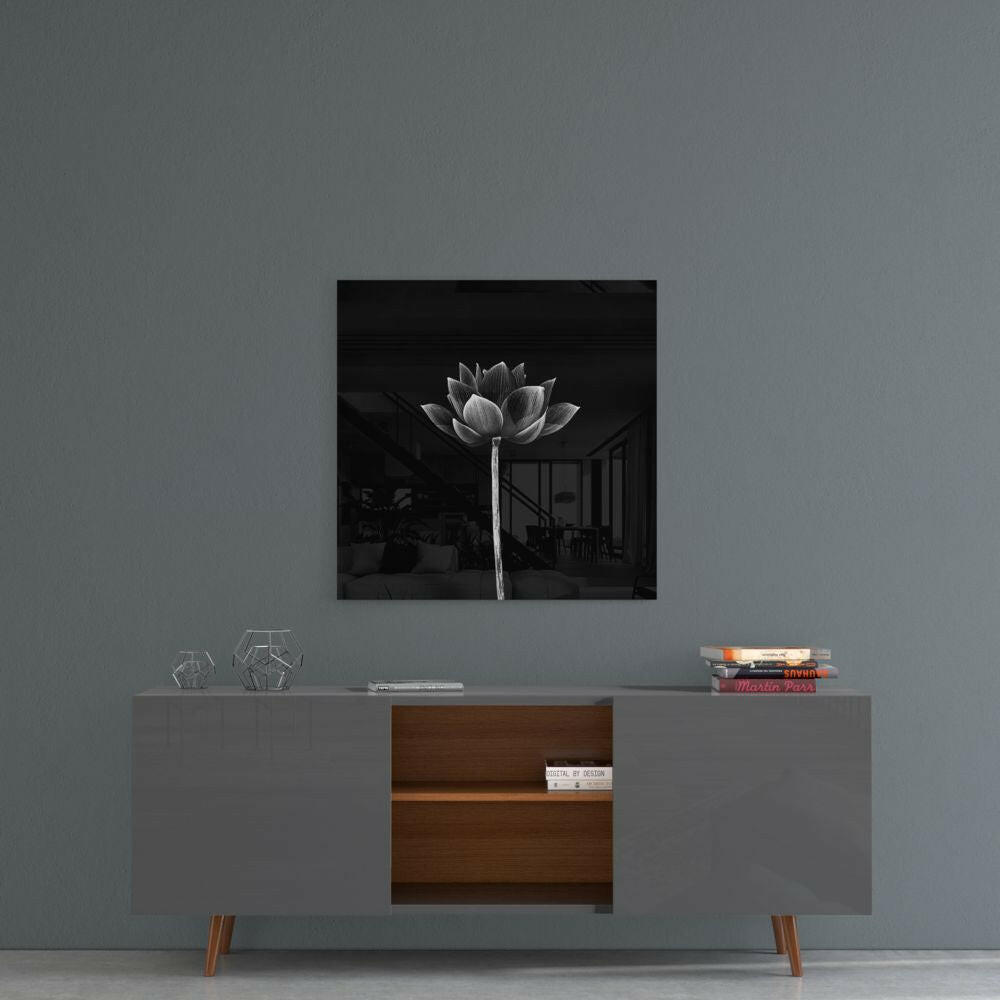 Floral Glass Wall Art.