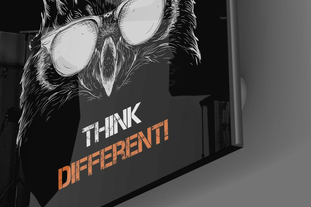 Owl Glass Wall Art.