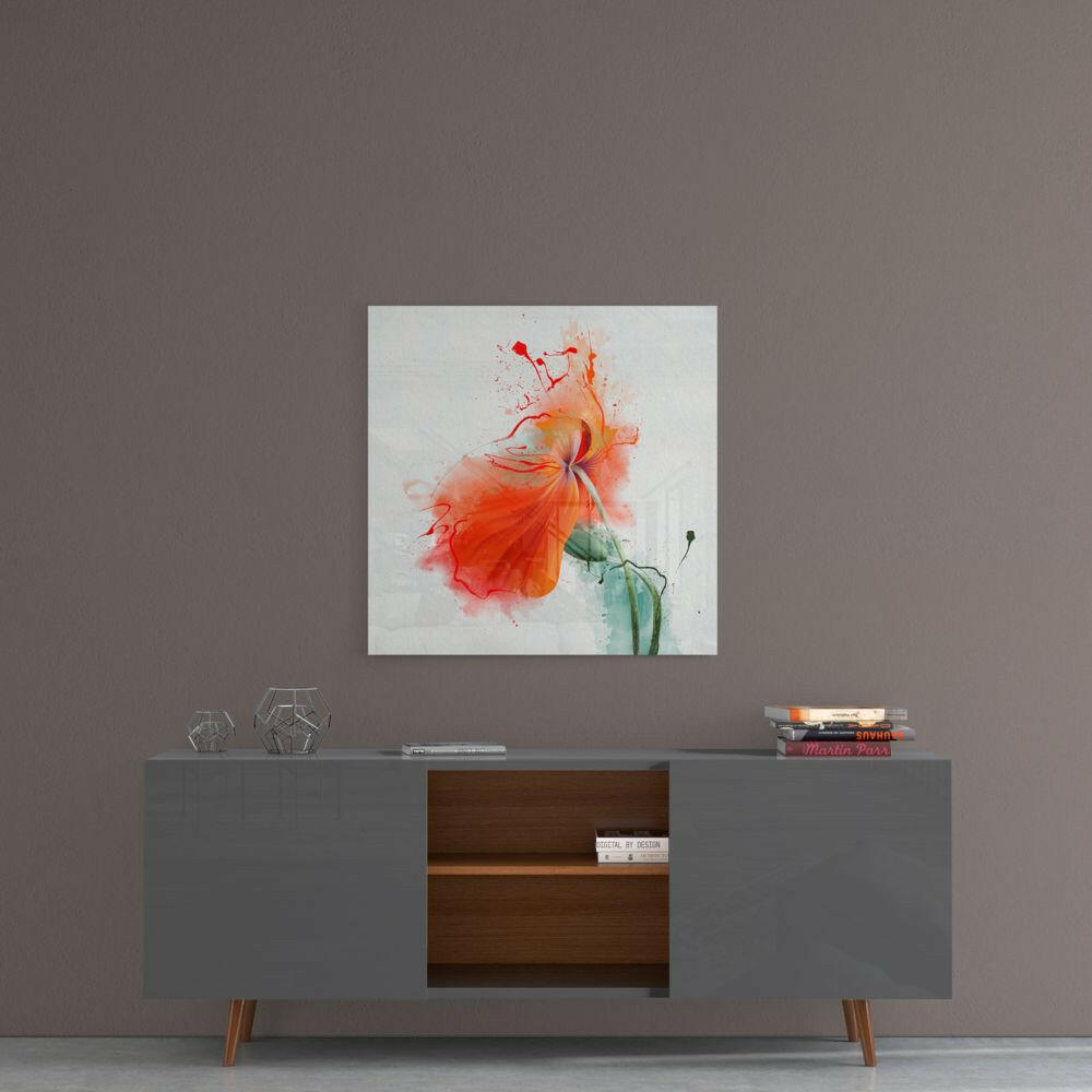 Flower Glass Wall Art.