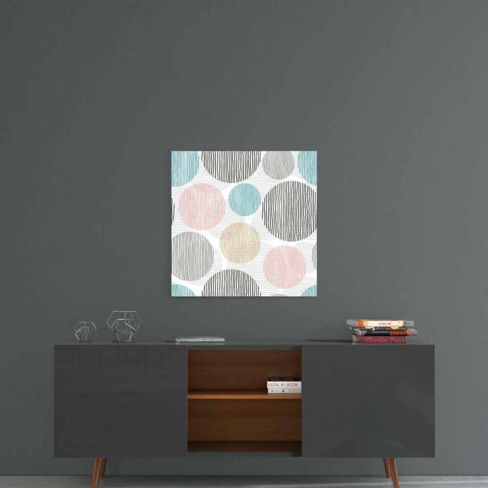 Soft Spots Glass Wall Arts.