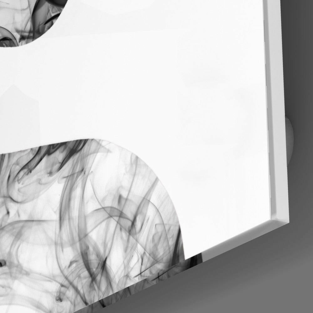 Smoke Silhouettes Glass Wall Art.