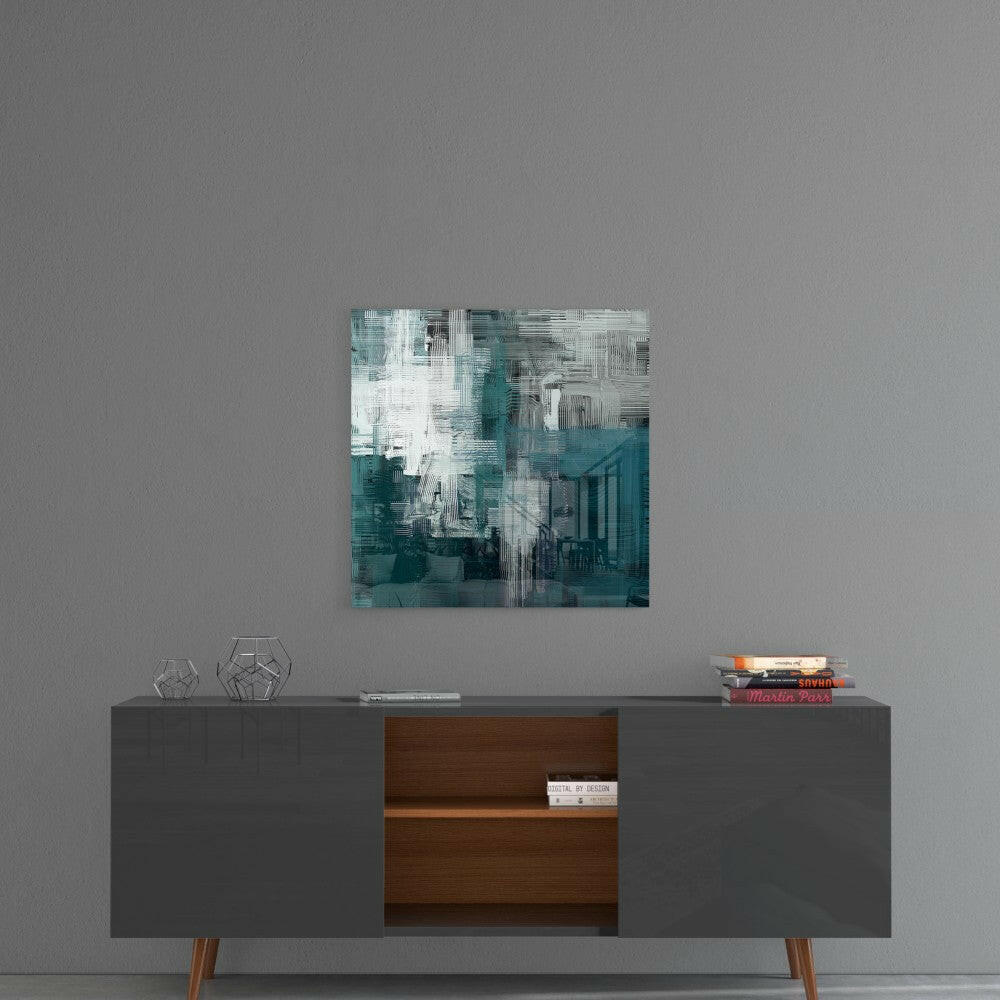 Green Touch Glass Wall Art.
