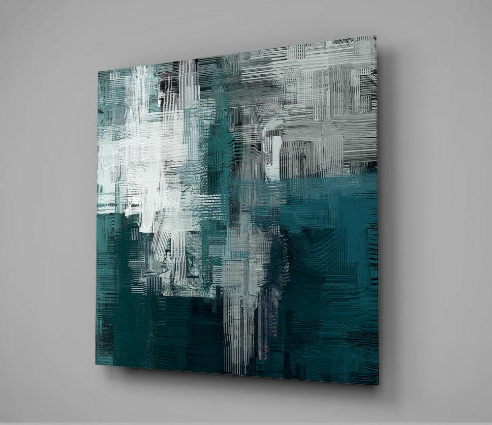 Green Touch Glass Wall Art.