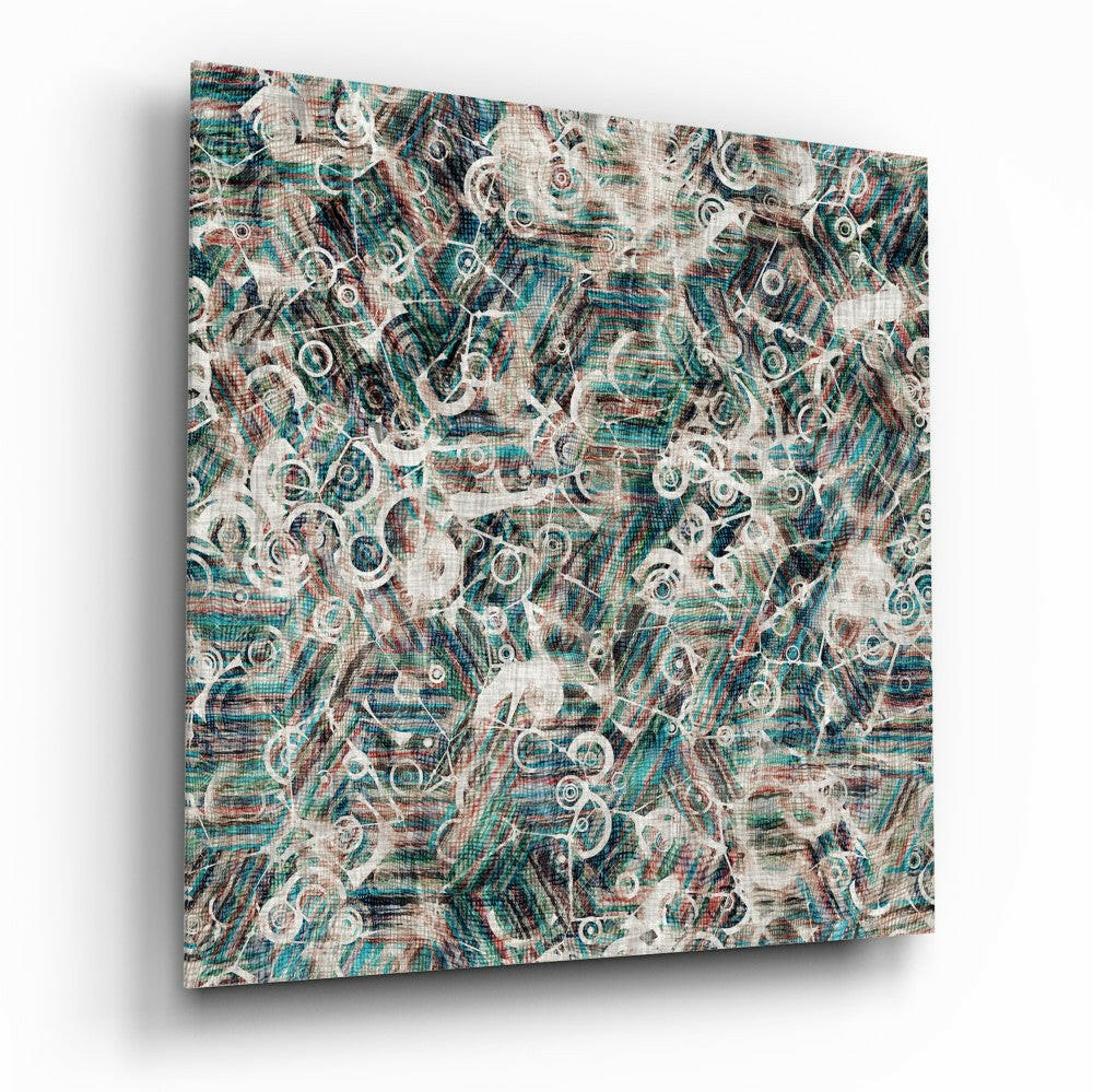 Mystery of Shapes Glass Wall Art.