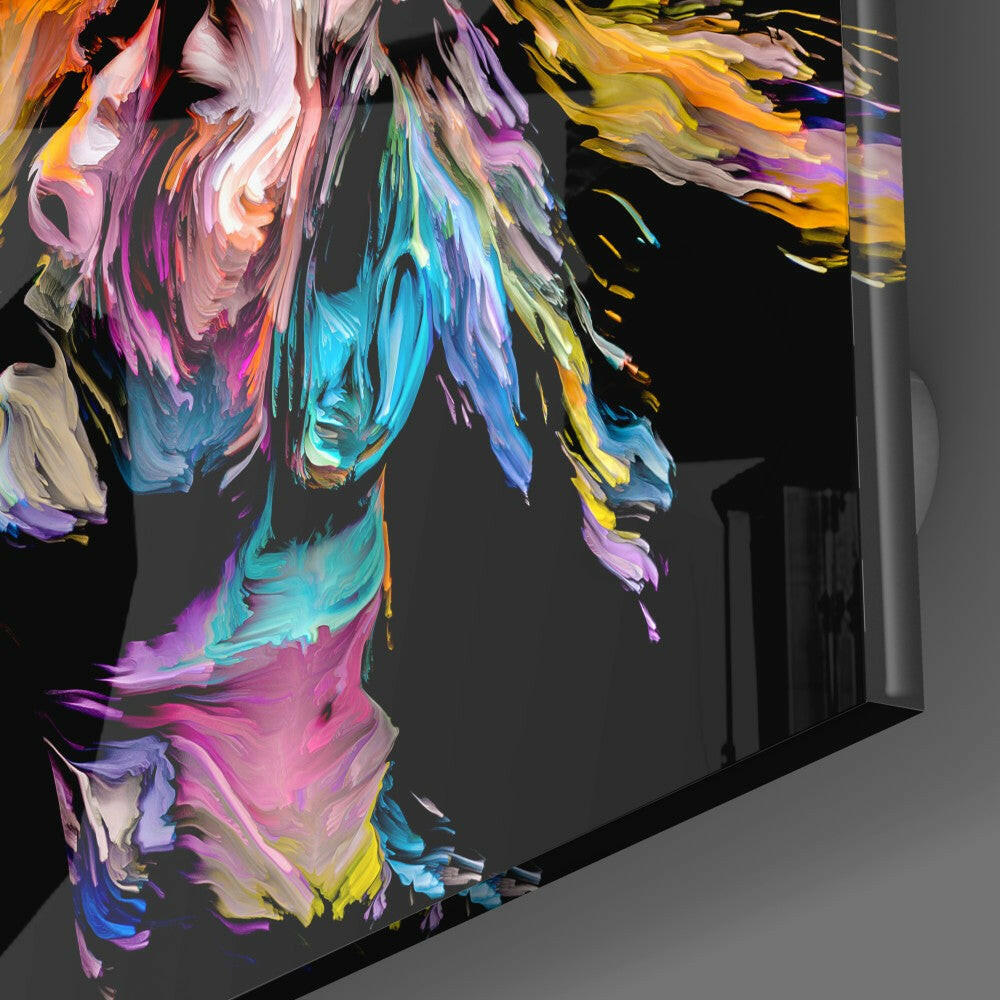 Hidden Silhouette Glass Wall Art.