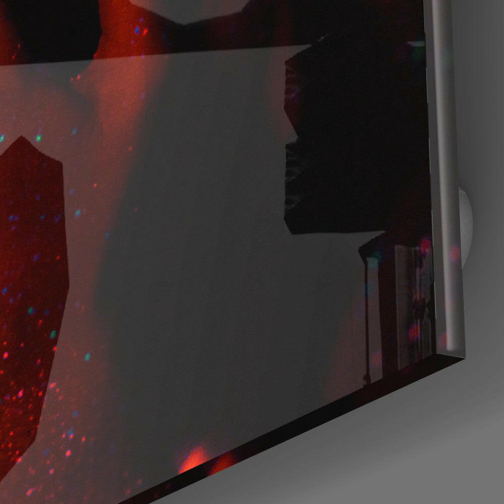 Ruby Woman Glass Wall Art.