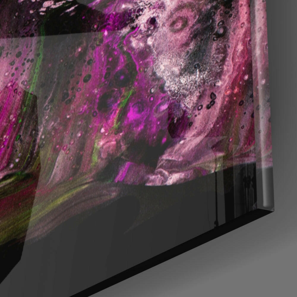 Flowing Colors Glass Wall Art.