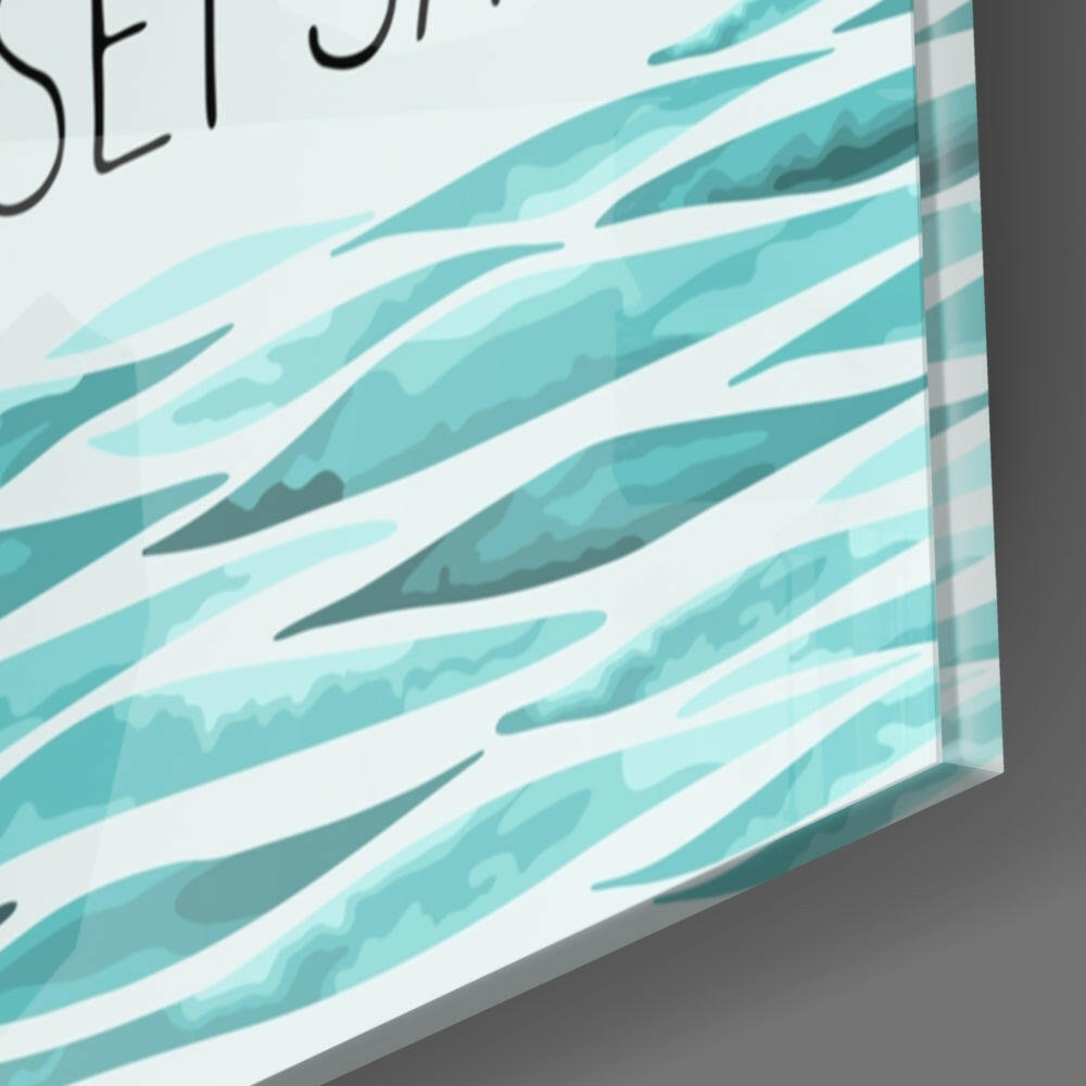 Dreams Glass Wall Art.