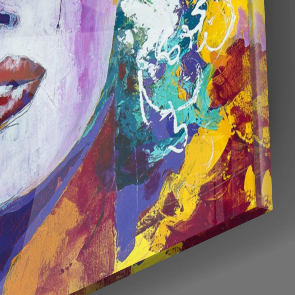 Golden Age Starlet Glass Wall Art