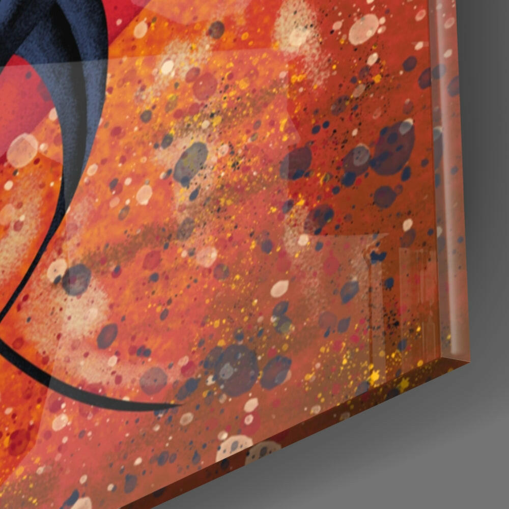 Dance of Shadows Glass Wall Art.