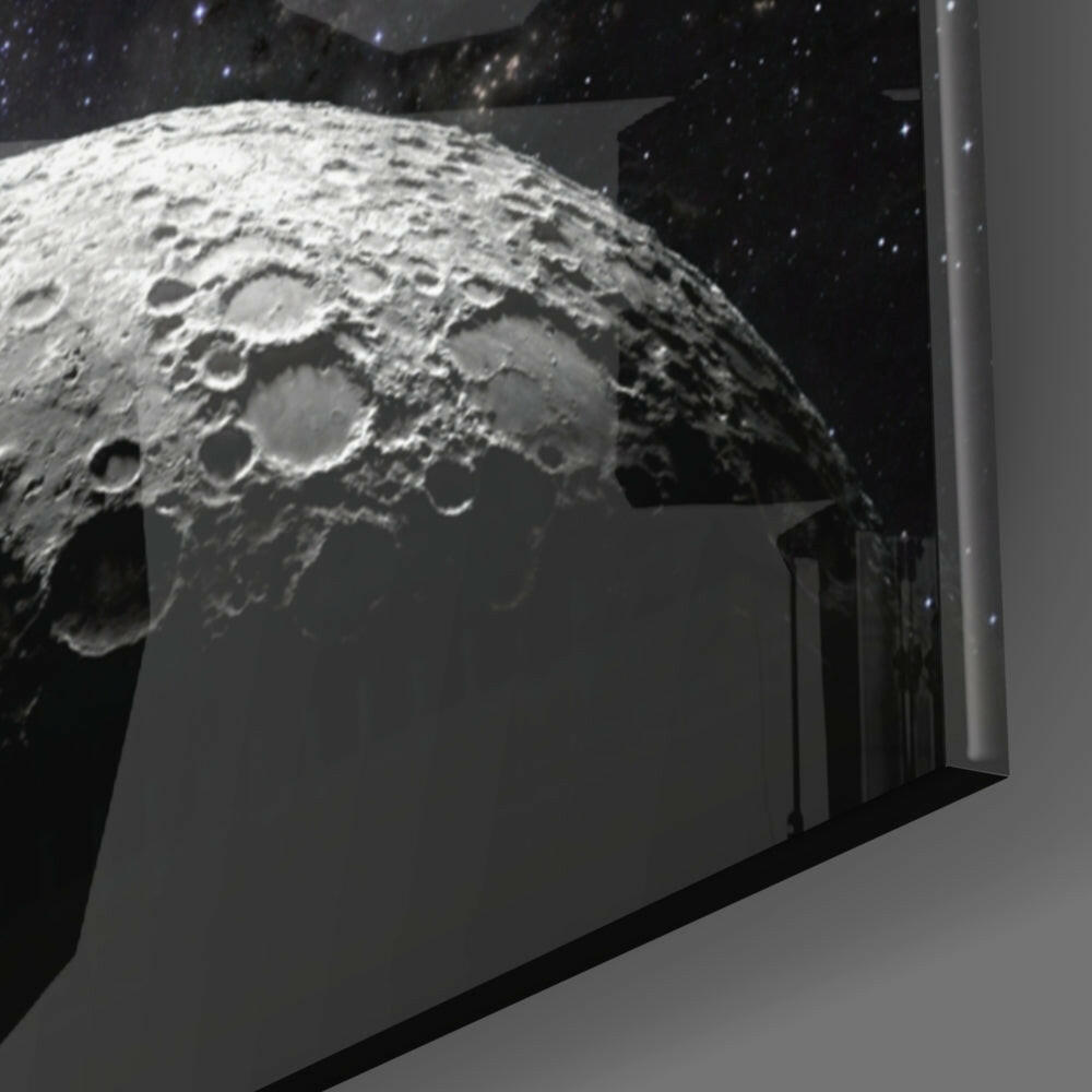 Moon Glass Wall Art.