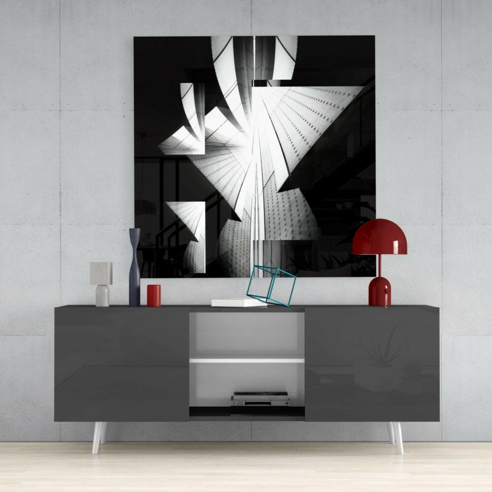 City Glass Wall Art.