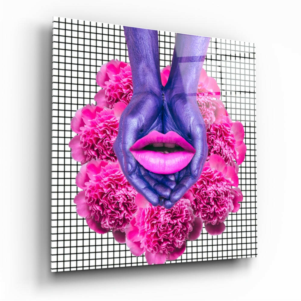 Abstract Complex Glass Wall Art.