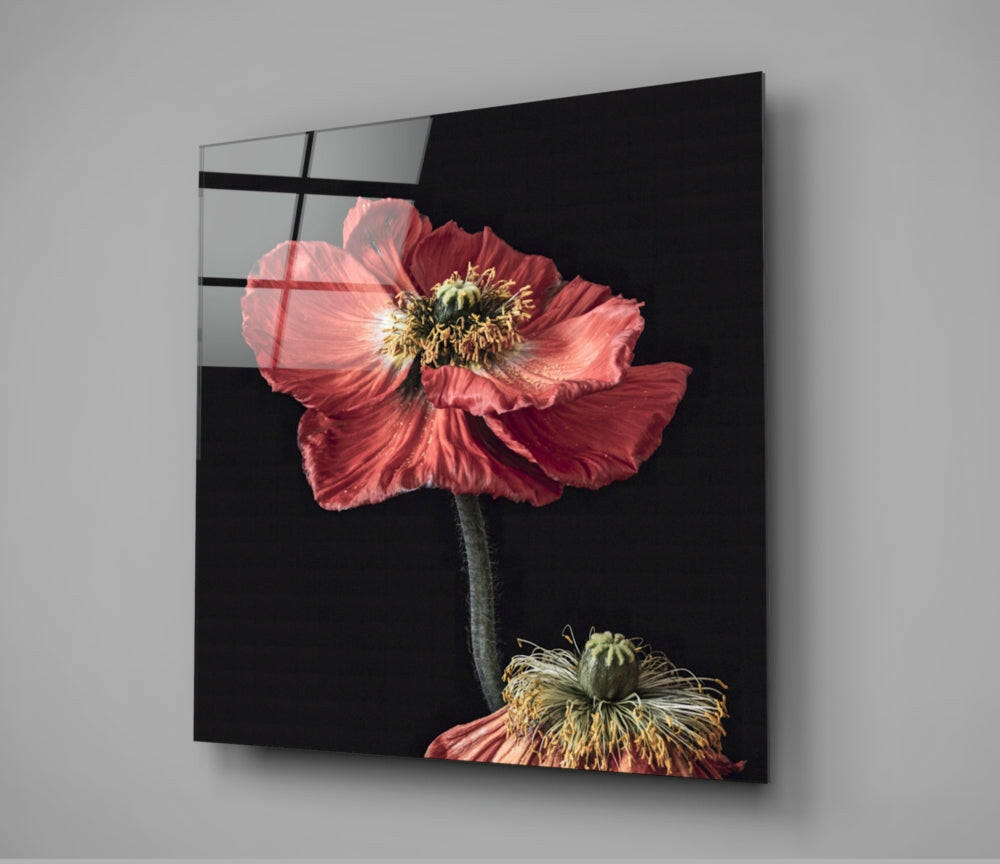 Flower Glass Wall Art.