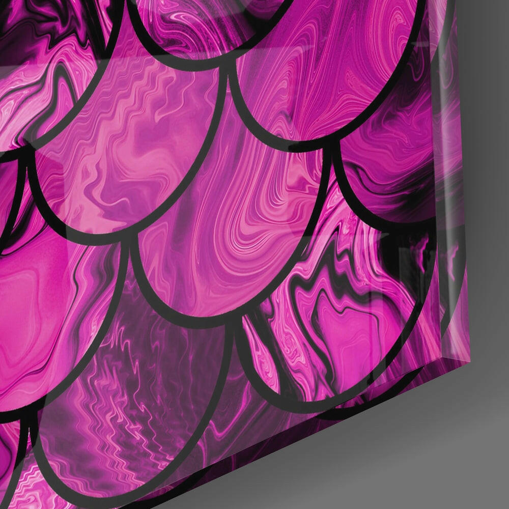Fish Scale Glass Wall Art.