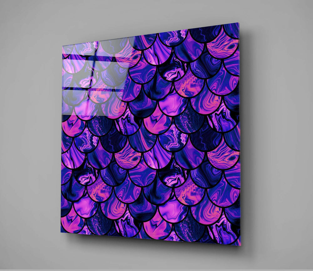 Fish Scale Glass Wall Art.