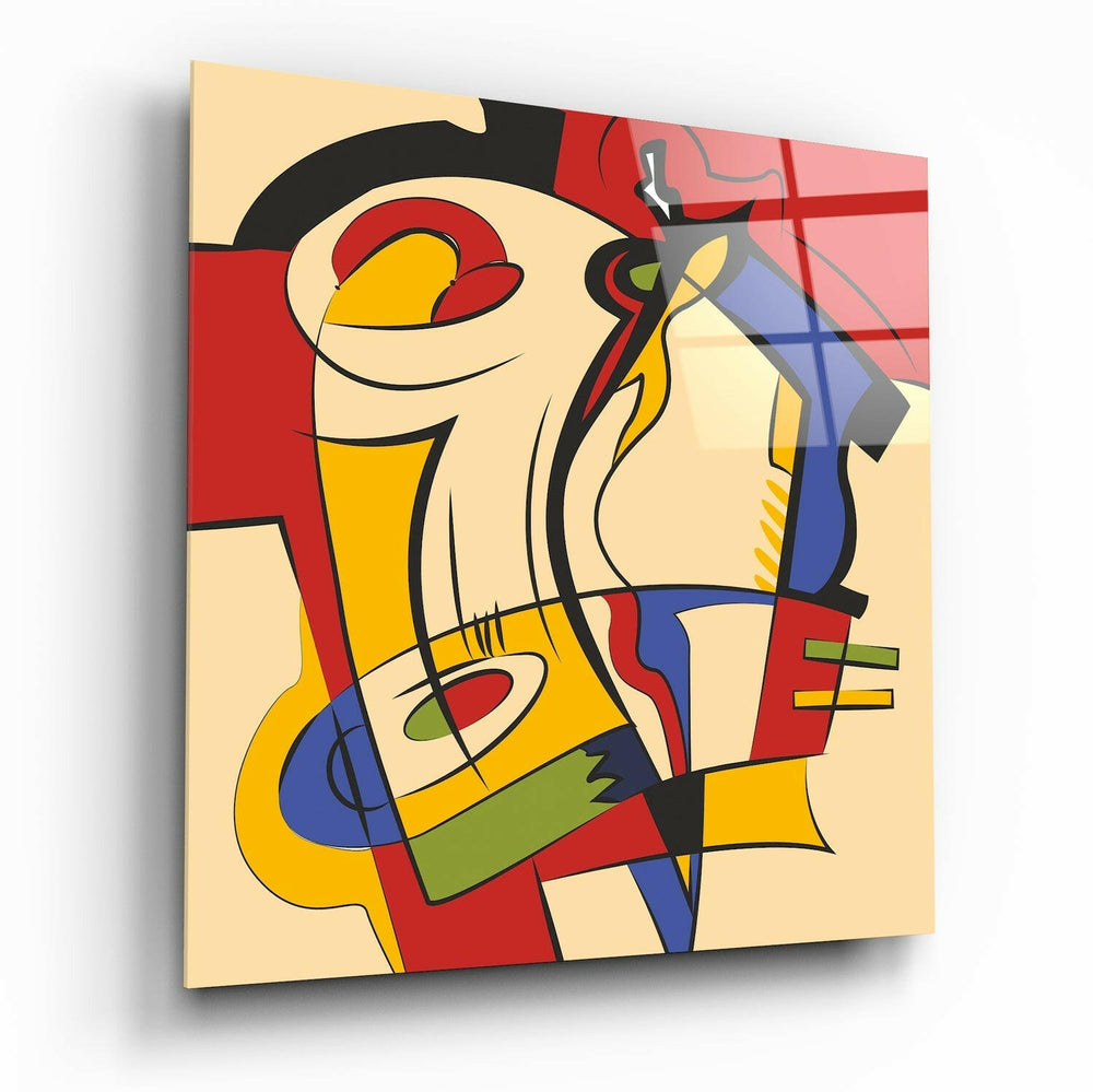 Alfred Gockel Glass Wall Art.
