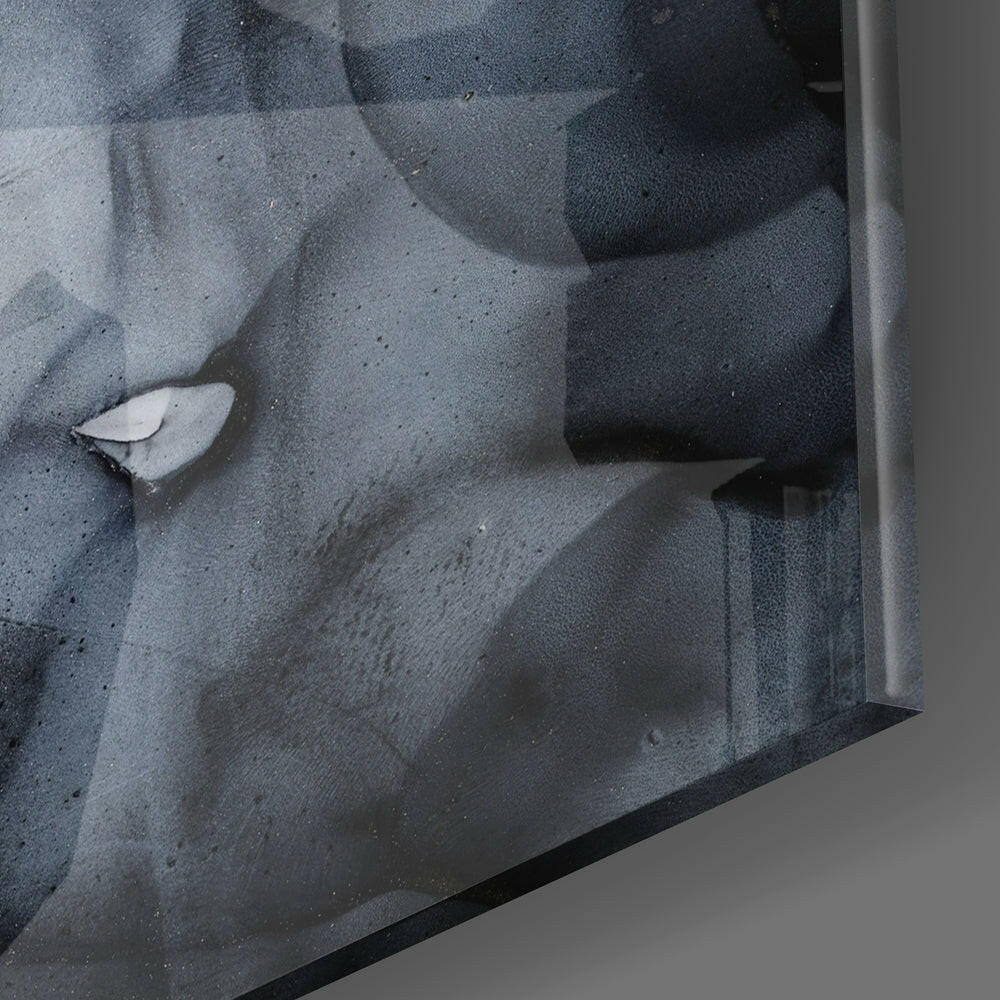 Abstract Glass Wall Art.
