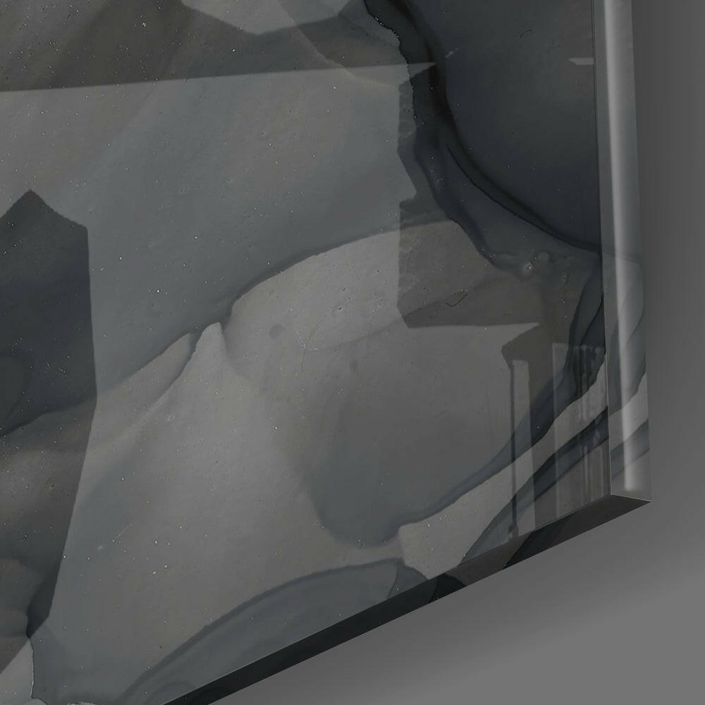 Abstract Glass Wall Art.