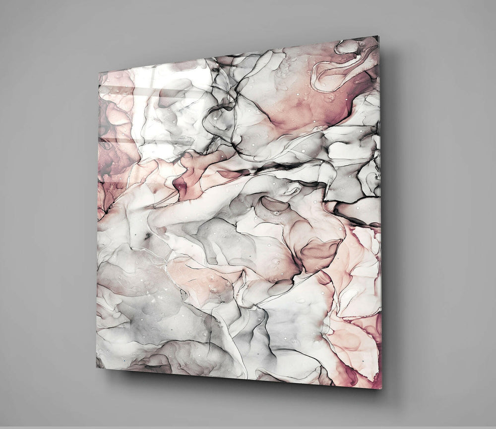 Abstract Glass Wall Art.