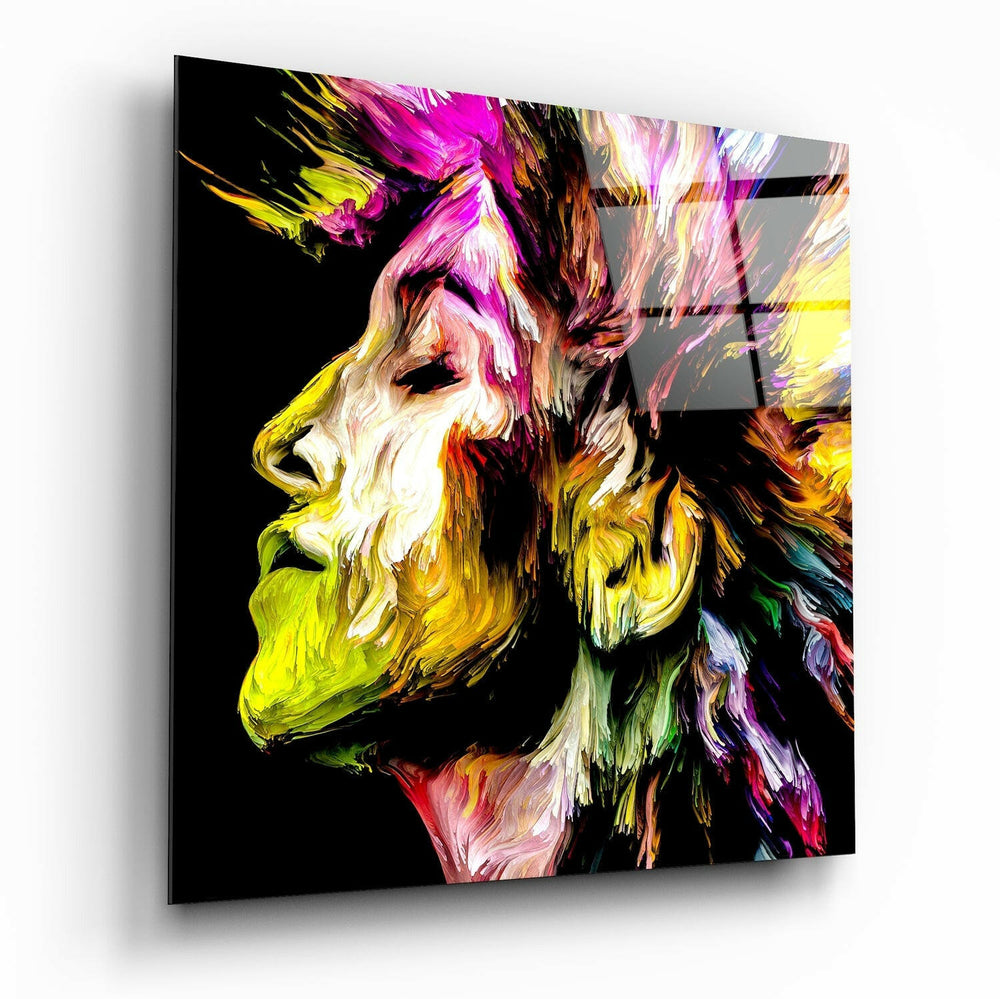 Thought Generation Glass Wall Art.