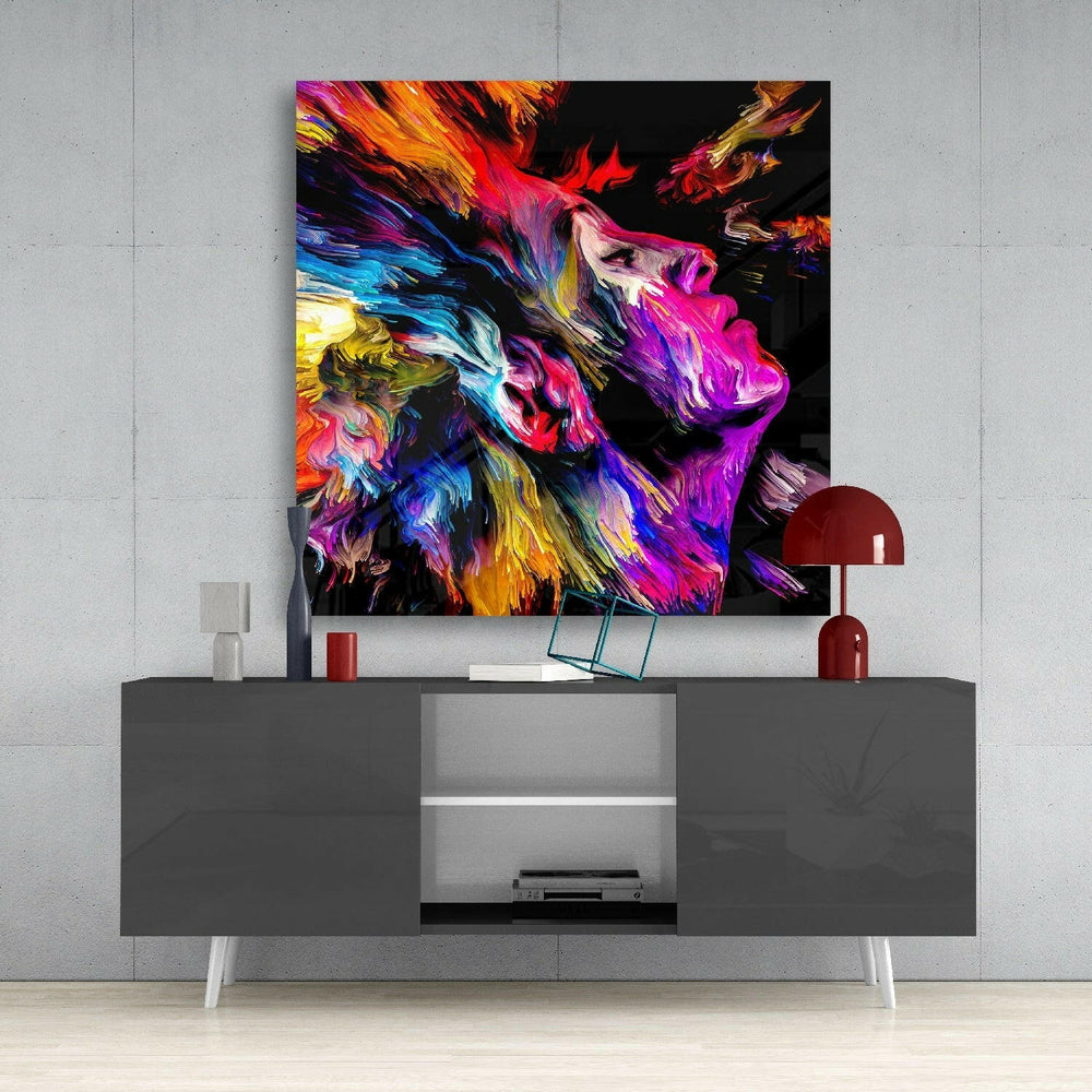 Colorful Dreams Glass Wall Art.