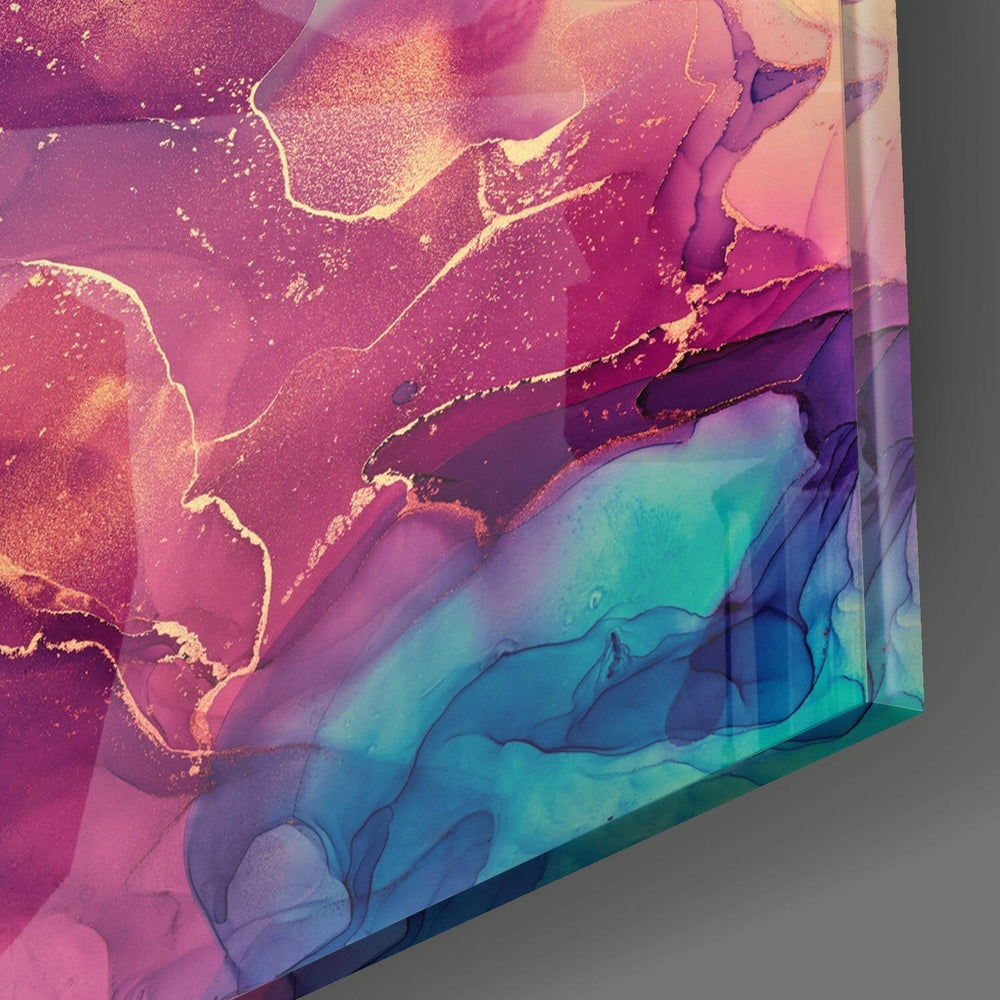 Glory of Pink Glass Wall Art.