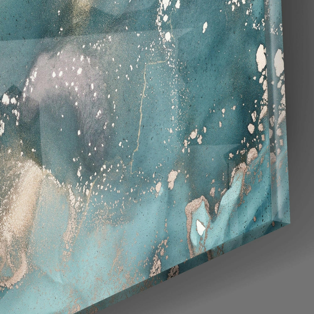 Abstract Glass Wall Art.