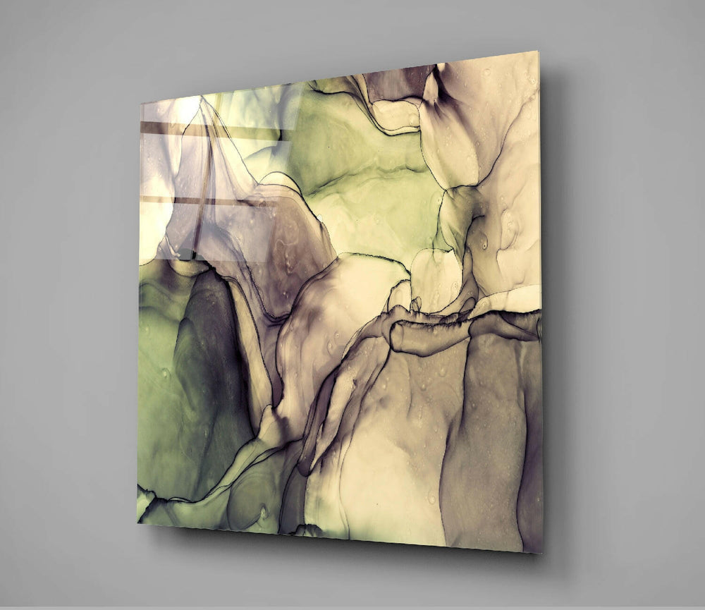 Colored Marble Glass Wall Art.