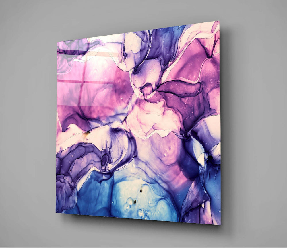 Colored Marble Glass Wall Art.