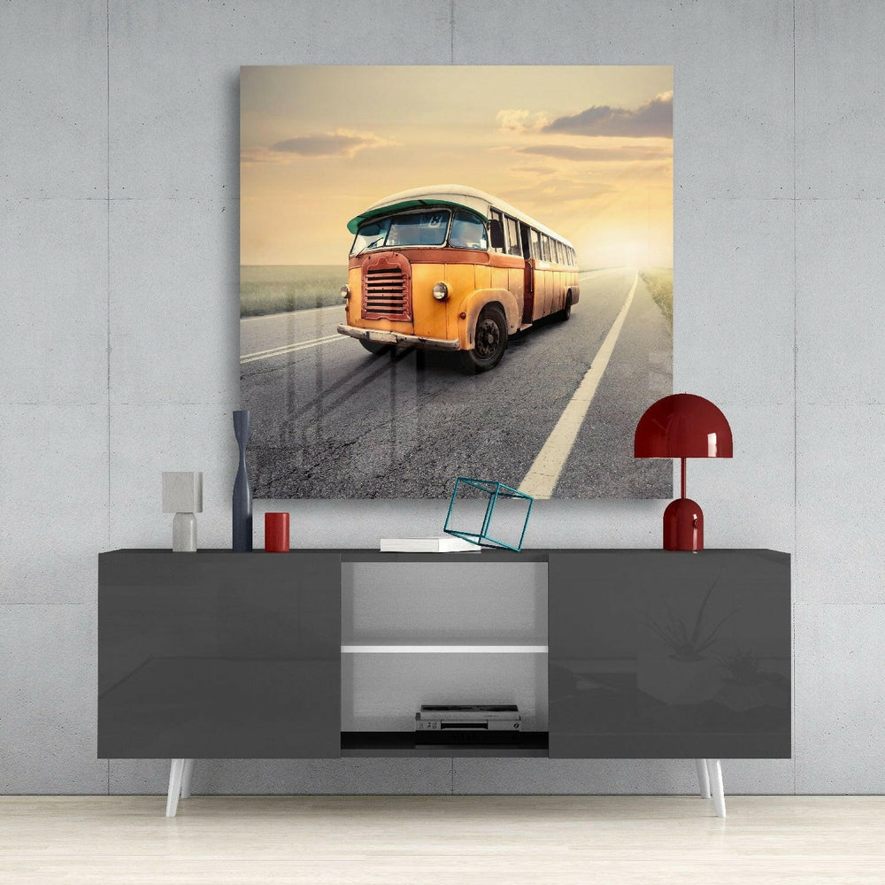 Caravan Glass Wall Art.