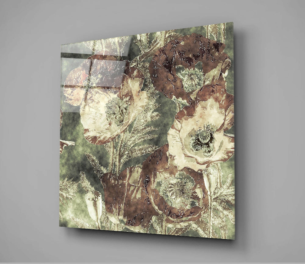 Abstract Glass Wall Art.