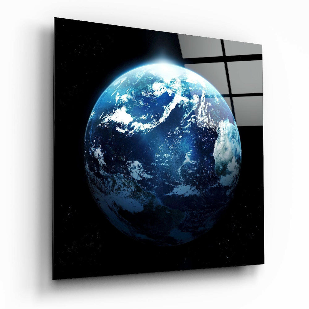 World Glass Wall Art.