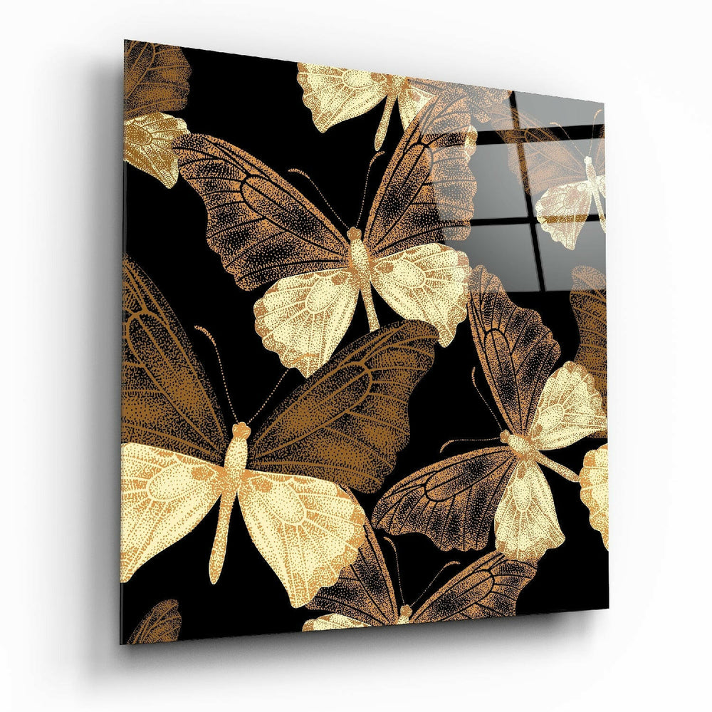 Butterflies Glass Wall Art.