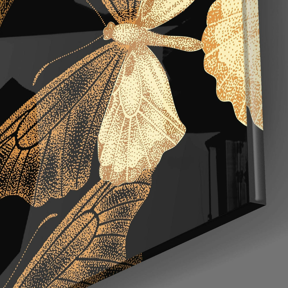 Butterflies Glass Wall Art.