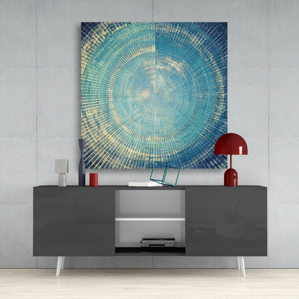 Elegant Cycle Glass Wall Art.