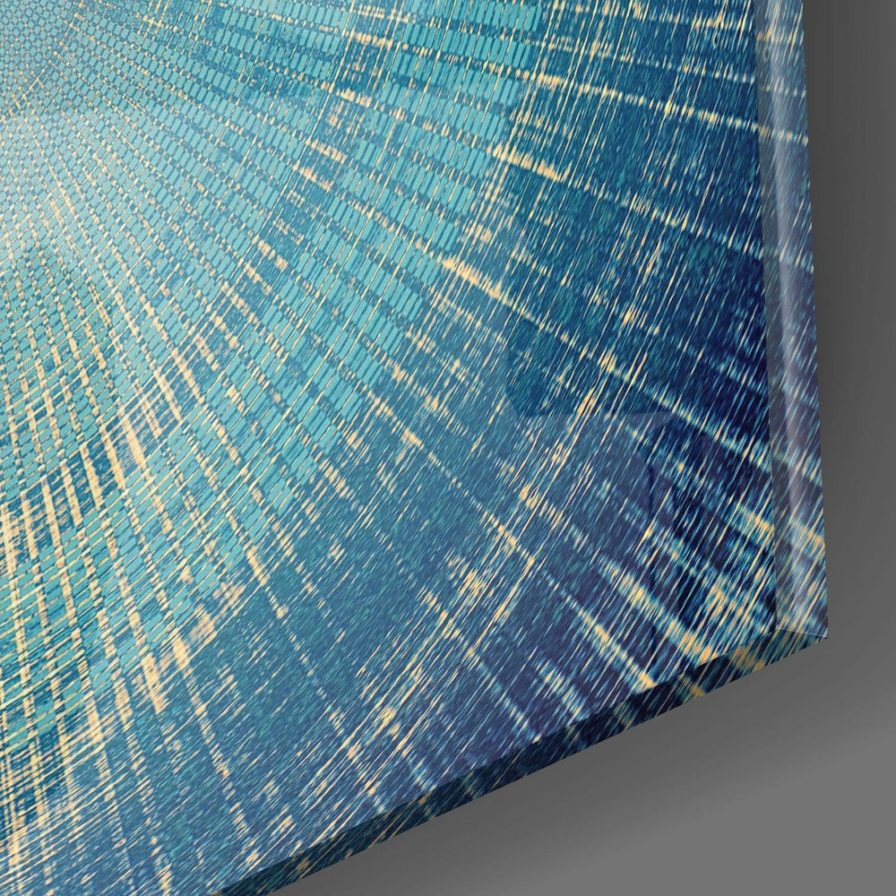 Elegant Cycle Glass Wall Art.