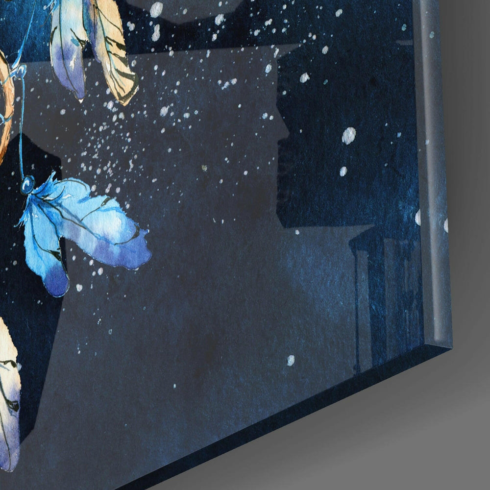 Dream Catcher Glass Wall Art.